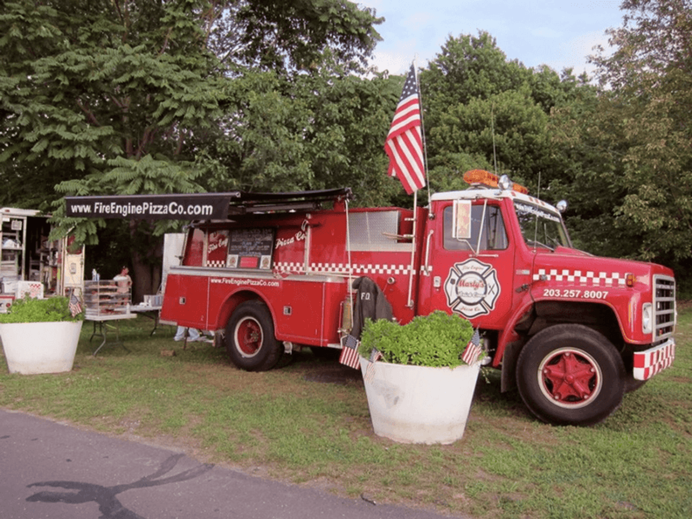Fire Engine Pizza Company food truck